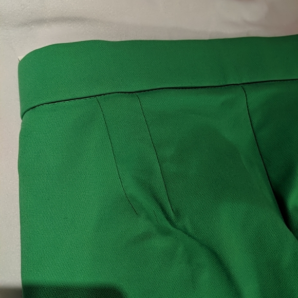 ZARA Green Trouser Dress pants, bootcut size extra small xs TRF Trafaluc bold - Picture 5 of 12